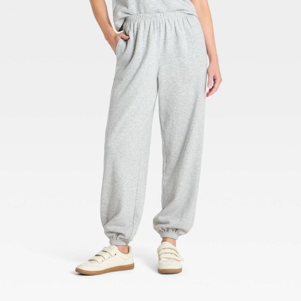 Women's Balloon Jogger Pants - Universal Thread Gray XS